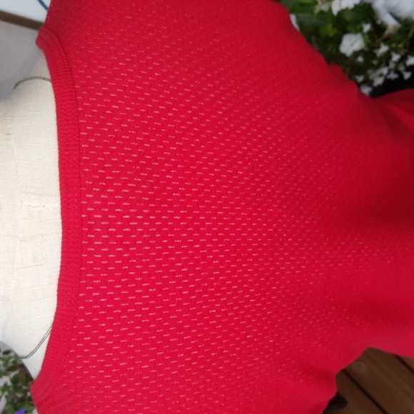 HARLEY DAVIDSON ♡ Sweet Breathable Thick Red|Black Bar 'n Shield Wings H-D Top M - Picture 8 of 10